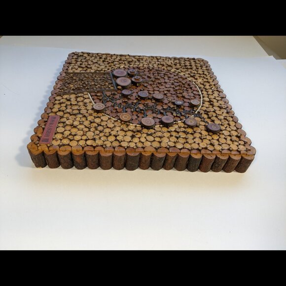 Modern Wall Art made of Branches & Twigs Mosaic Guizhou China government gift - Picture 5 of 9